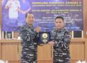 Kunjungi Lanal Kotabaru, Pangkoarmada II Tekankan Profesionalisme, Loyalitas dan Soliditas Prajurit