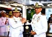 KRI Brawijaya-320 Resmi Perkuat Koarmada II, Kolonel Laut (P) John D. N. Sondakh Dikukuhkan Sebagai Komandan