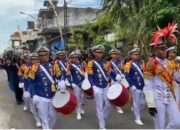 Gema Maritim Menggetarkan Lamongan: Drumben Corps Gita Jalasena UHT Bersinar di Hikam Celebration