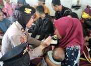 Polwan Polresta Sidoarjo Beri Pelayanan Keluarga Korban di Ponpes Al Khoziny