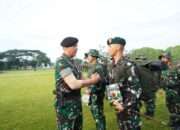 Pangdam V/Brawijaya Pimpin Upacara Pemberangkatan Satgas TNI Bantu Penanggulangan Bencana Alam Aceh Tengah