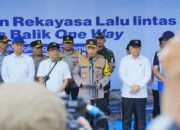 Pimpin One Way Nasional Arus Balik Lebaran, Kapolri ke Pemudik: Utamakan Keselamatan