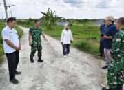 Sinergitas TNI dan Instansi Terkait, Survei Lokasi TMMD di Desa Slempit Kedamean