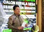 230 Cakades Ikuti Pembekalan, Bupati Subandi Tegaskan Pilkades Damai