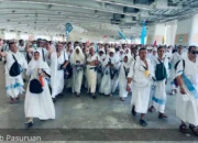 Tangis Bahagia Sambut Kedatangan Jamaah Haji Kabupaten Pasuruan