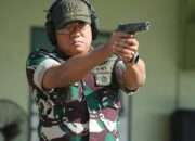 Pelihara Kemampuan Profesionalisme Prajurit. Danrem Latihan Menembak Pistol