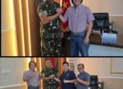 Silaturahmi Dr. Lukas Santoso, S.H., M.H., M.M., M.Si. dan Kaskogartap III/Surabaya, Bahas Pembinaan Olahraga dan Perspektif Hukum