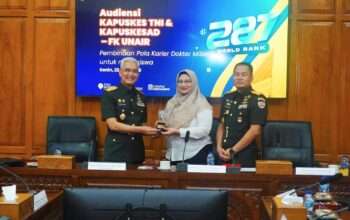 Kapuskes TNI dan Kapuskesad audiensi dengan Dekan FK UNAIR