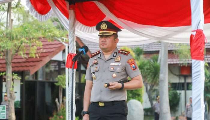 Kapolres Jombang Pimpin Sertijab Kasat Reskrim dan Sejumlah Kapolsek Jajaran