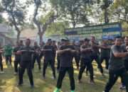 Senam Bersama dan Perayaan Ulang Tahun Perkuat Soliditas Personel Kodim Bangkalan