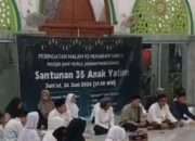 Masjid Jami Nurul Jannah Margodadi Salurkan Santunan kepada 35 Anak Yatim