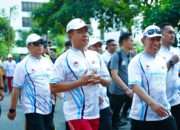 Panglima TNI Hadiri Olahraga Bersama Hari Bhayangkara ke-80, Perkuat Soliditas TNI-Polri