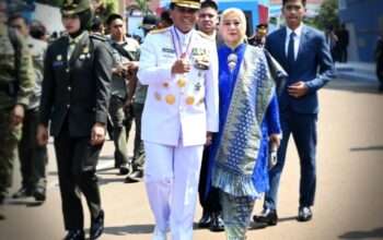 Kasal Hadiri Puncak Peringatan HUT Ke-80 Bhayangkara, Perkuat Soliditas TNI-Polri