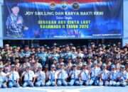Tanamkan Cinta Laut, Kaskoarmada II Hadiri Pemberangkatan Joy Sailing dan Karya Bakti KKRI di KRI Surabaya-591