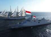 Rendezvous di Perairan Bitung, KRI Bima Suci dan KRI I Gusti Ngurah Rai-332 Laksanakan Passing Exercise
