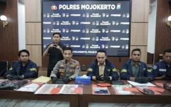 Polres Mojokerto Ungkap Kasus Penipuan Modus Uang Gaib, Dua Tersangka Diamankan di Malang