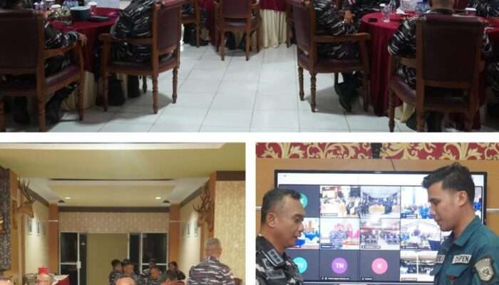 Kodaeral XI Ikuti Perayaan HUT Kodaeral Pertama Secara Daring, Momentum Bersejarah Satukan Kodaeral Seluruh Indonesia