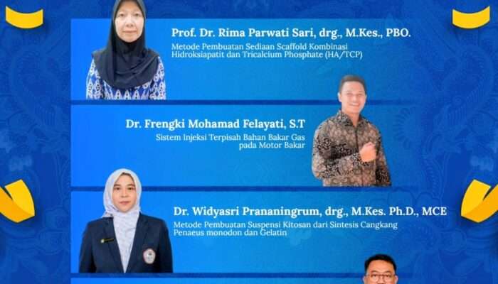 Empat Inovasi Dosen UHT Masuk Nominasi Indonesia Patent Awards 2026