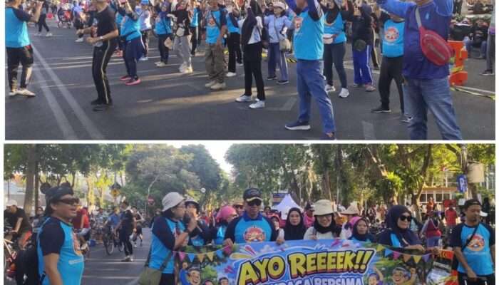 Olgabers Lintas Alumni SMAN 10 Surabaya di Taman Bungkul, Berteman Tanpa Batas