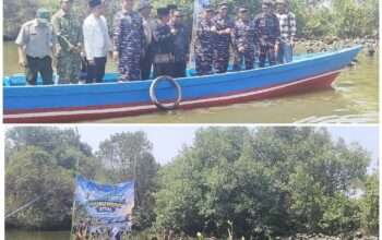 Peringati HUT ke-81 TNI, STTAL Gelar Pengabdian Masyarakat di Pesisir Sidoarjo